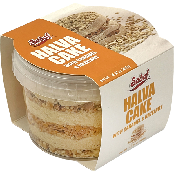 Halva Cake Caramel & Hazelnut 15.87 Oz thumbnail
