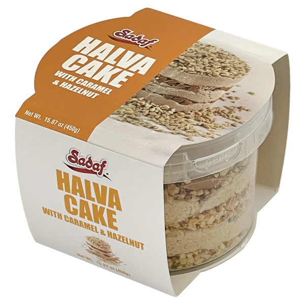 Halva Cake Caramel & Hazelnut 15.87 Oz thumbnail